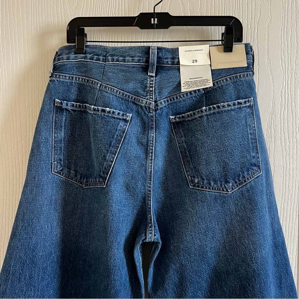 Citizens Of Humanity Blue Wide-Leg Jeans - Picture 7 of 8